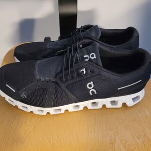 On Running Men's Black and White Sneakers